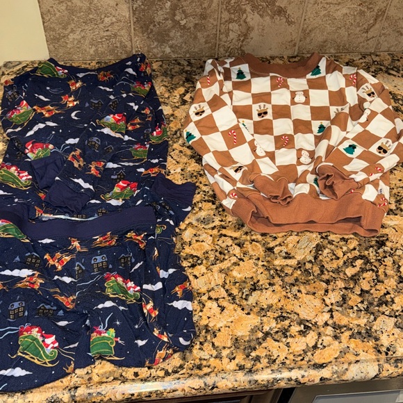 Little Sleepies Other - Little sleepies Christmas bundle in size 4T